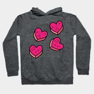 Xaden Red Hearts Hoodie